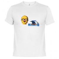 Star Wars funny-droids- Camiseta unisex